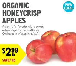 New Seasons Market Organic Honeycrisp Apples offer
