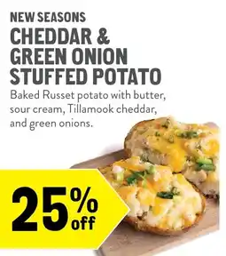 New Seasons Market New Seasons Cheddar & Green Onion Stuffed Potato offer