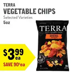 New Seasons Market Terra vegetable chips offer