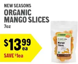 New Seasons Market New Seasons organic mango slices offer