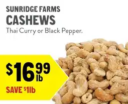 New Seasons Market Sunridge Farms Cashews offer