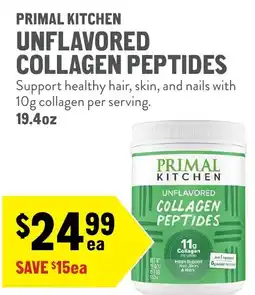 New Seasons Market Primal Kitchen Unflavored Collagen Peptides offer