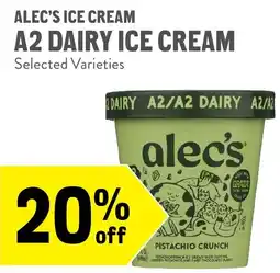 New Seasons Market Alec's ice cream a2 dairy ice cream offer