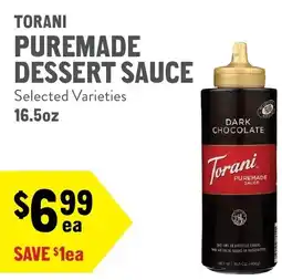 New Seasons Market Torani puremade dessert sauce offer