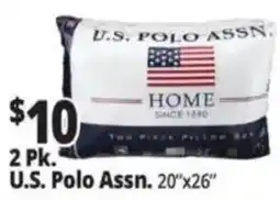 Ocean State Job Lot U.s. Polo Assn. pillow set offer