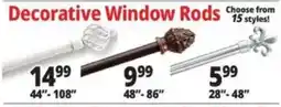 Ocean State Job Lot Decorative Window Rods offer