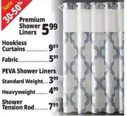 Ocean State Job Lot Premium Shower Liners offer