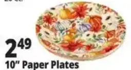 Ocean State Job Lot 10" Paper Plates offer