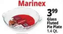 Ocean State Job Lot Marinex glass fluted pie plate offer