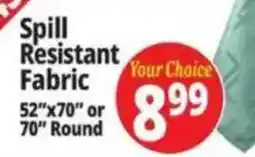 Ocean State Job Lot Spill Resistant Fabric offer