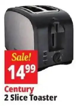 Ocean State Job Lot Century 2 Slice Toaster offer