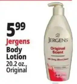 Ocean State Job Lot Jergens body lotion offer