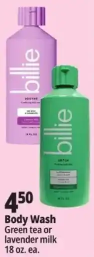 Ocean State Job Lot Billie body wash offer