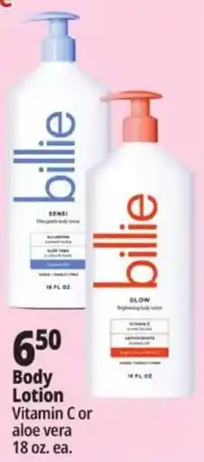Ocean State Job Lot Billie body lotion offer