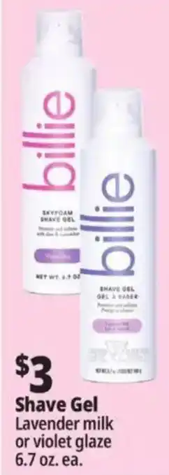 Ocean State Job Lot Billie Shave Gel offer