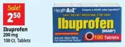 Ocean State Job Lot HealthA2Z ibuprofen offer