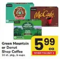 ACME Green Mountain or Donut Shop Coffee offer