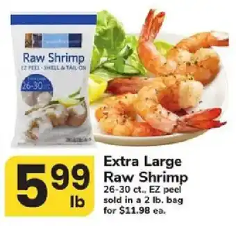Extra Large Raw Shrimp