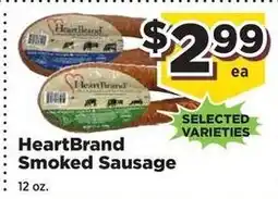 Food Town HeartBrand Smoked Sausage offer