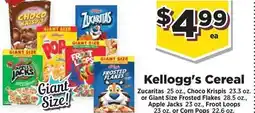 Food Town Kellogg's Cereal offer