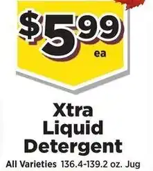 Food Town Xtra Liquid Detergent offer