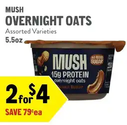 New Seasons Market Mush overnight oats offer