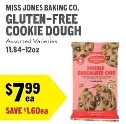 New Seasons Market Miss Jones Baking Co. Gluten-Free Cookie Dough offer