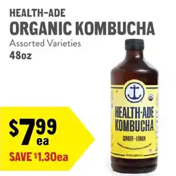 New Seasons Market Health-ade organic kombucha offer