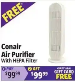 Ocean State Job Lot Conair air purifier with hepa filter offer