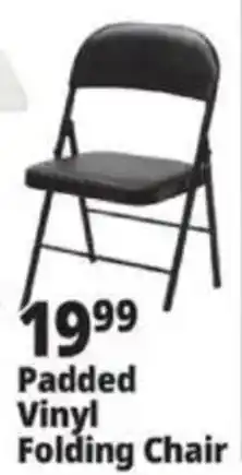 Ocean State Job Lot Padded Vinyl Folding Chair offer