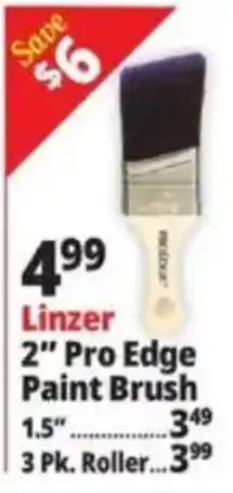 Ocean State Job Lot Linzer 2" Pro Edge Paint Brush offer