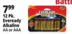 Ocean State Job Lot Eveready Alkaline AA or AAA offer
