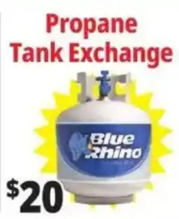 Ocean State Job Lot Blue Rhino propane tank offer