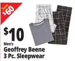Ocean State Job Lot Men's Geoffrey Beene 3 Pc. Sleepwear offer