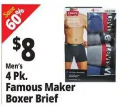 Ocean State Job Lot Famous Maker Boxer Brief offer