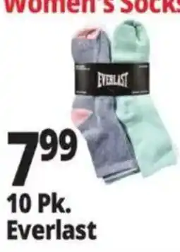 Ocean State Job Lot Everlast women's socks offer