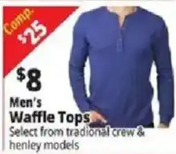 Ocean State Job Lot Men's Waffle Tops offer
