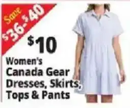 Ocean State Job Lot Women's Canada Gear Dresses, Skirts, Tops & Pants offer