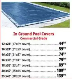 Ocean State Job Lot In Ground Pool Covers Commercial Grade offer