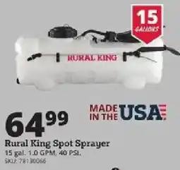 Rural King Rural King Spot Sprayer offer