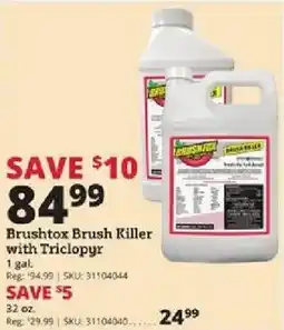 Rural King Brush tox brush killer with triclopyr offer