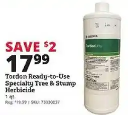 Rural King Tordon Ready-to-Use Specialty Tree & Stump Herbicide offer