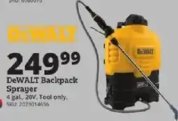 Rural King DeWalt backpack sprayer offer