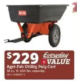 Rural King Agri-Fab utility poly cart offer