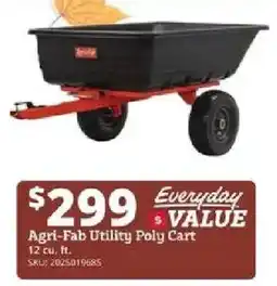 Rural King Agri-Fab Utility Poly Cart offer