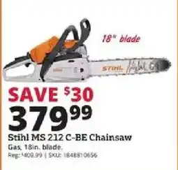Rural King Stihl Ms 212 C-be Chainsaw offer