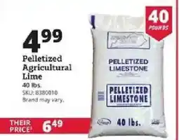 Rural King Pelletized Agricultural Lime offer