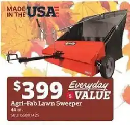 Rural King Agri-Fab Lawn Sweeper offer