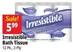 Ocean State Job Lot Irresistible Bath Tissue offer