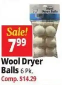 Ocean State Job Lot Wool Dryer Balls offer